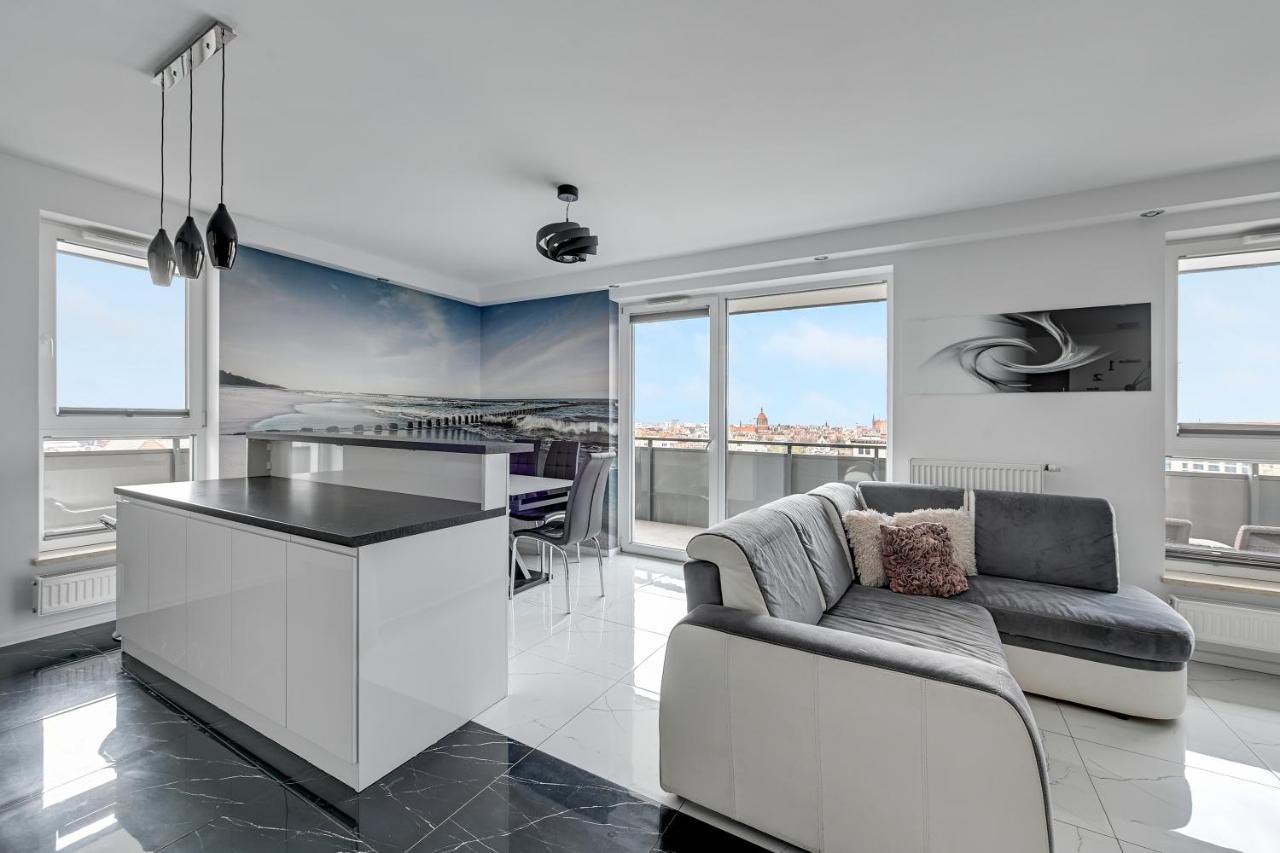 Grand Apartments - Luxury Apartment On The 11Th Floor With A View Of The Old Town Danzica Esterno foto