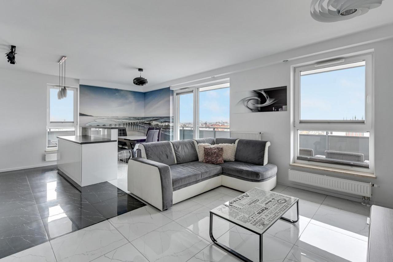 Grand Apartments - Luxury Apartment On The 11Th Floor With A View Of The Old Town Danzica Esterno foto